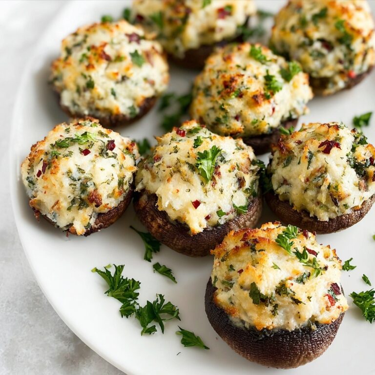 Crab Stuffed Mushrooms Recipe