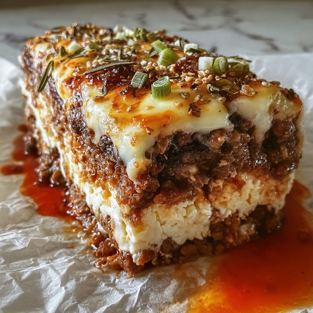 Cheesesteak Meatloaf Recipe with Philly Flavor Recipe - Recipe Image