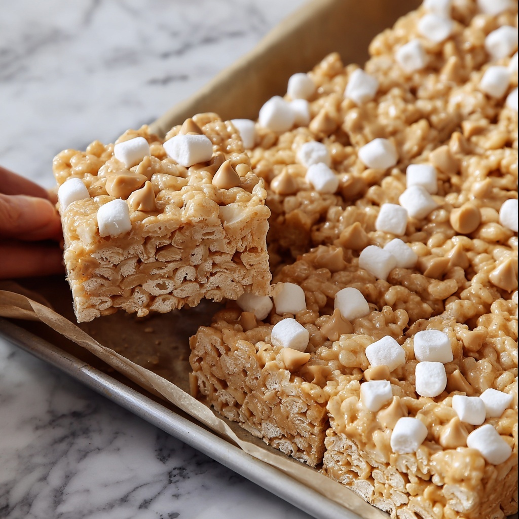 Fluffernutter Rice Krispie Treats Recipe - Recipe Image