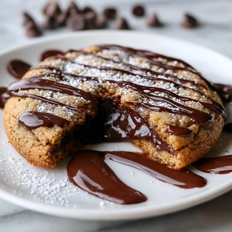 Nutella-Stuffed Deep Dish Churro Skillet Cookie Recipe