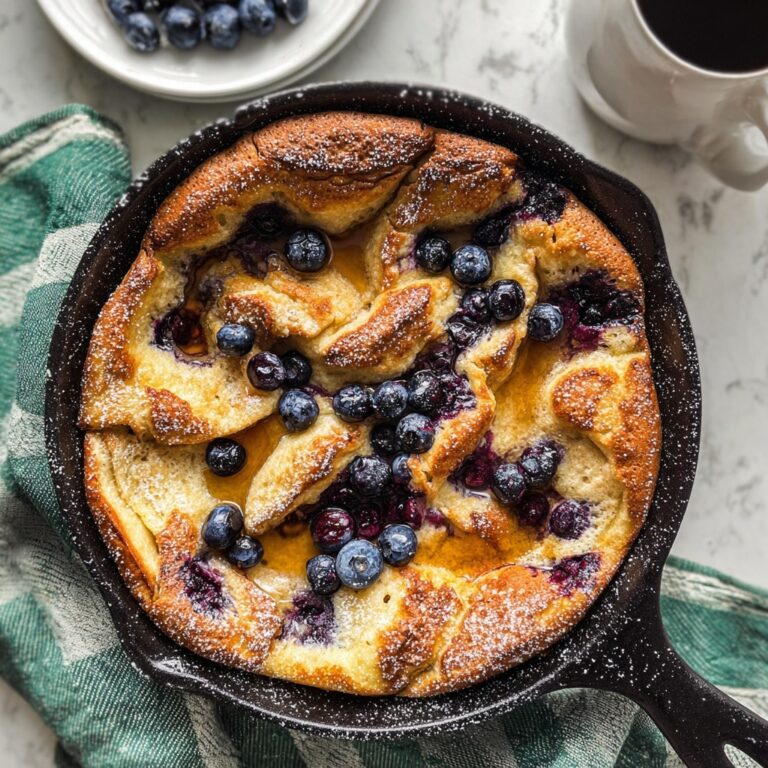 Blueberry Lemon Dutch Baby Recipe