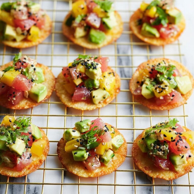 Mini Tuna Tostadas Recipe