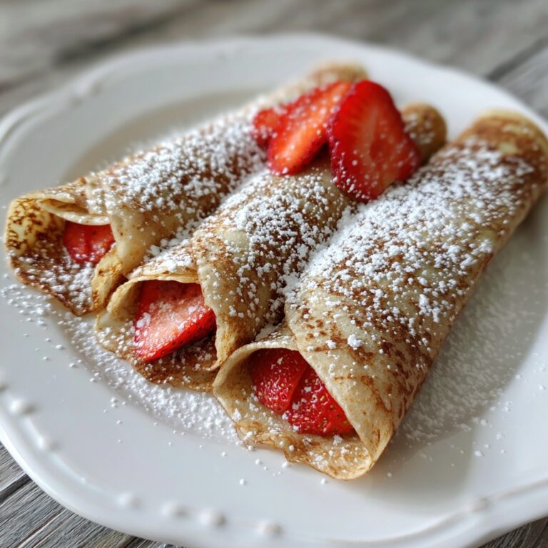 Vanilla Crepes Recipe