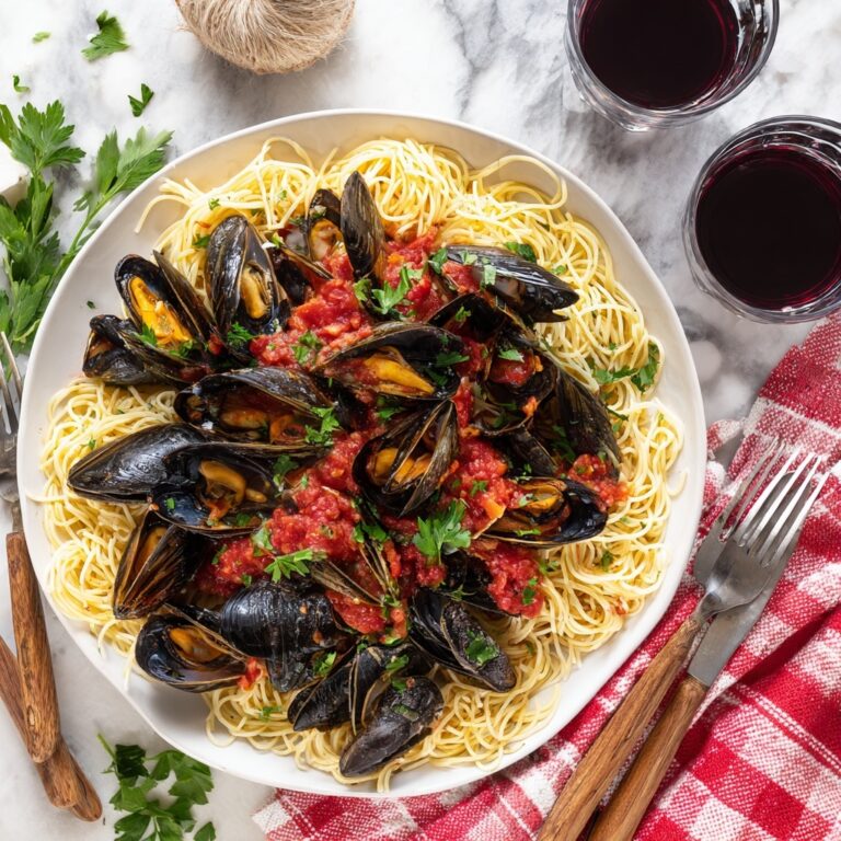 Speedy Mussels with Pasta Recipe