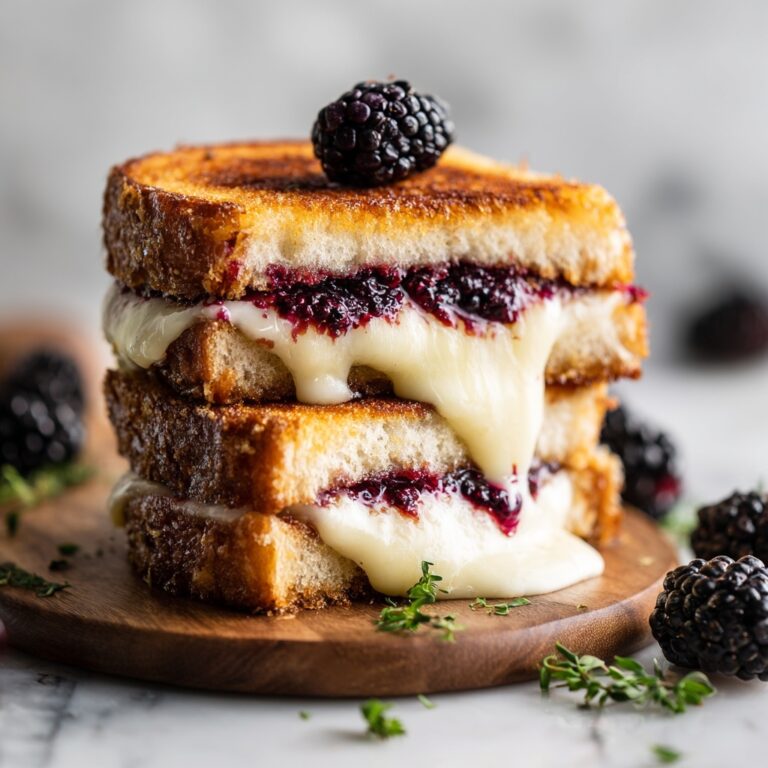 Blackberry Balsamic and Brie Grilled Cheese Recipe