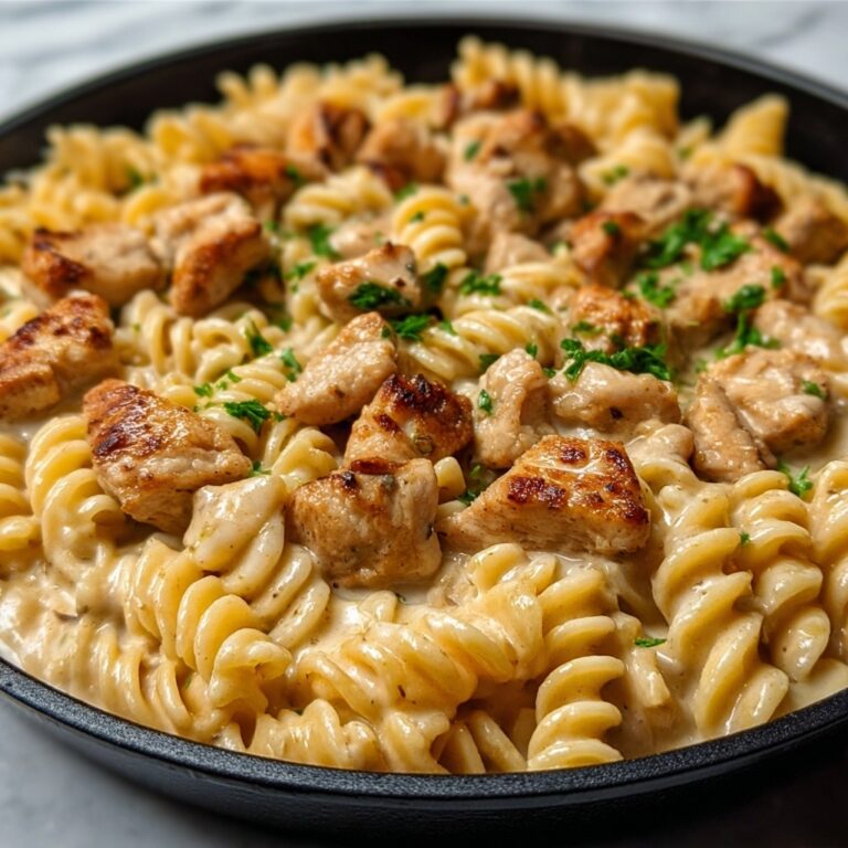 Creamy Smoky White Cheddar Honey Butter Chicken Pasta Skillet Recipe