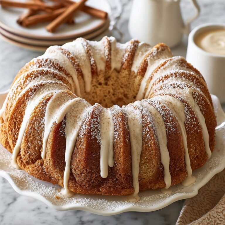 Snickerdoodle Bundt Cake Recipe