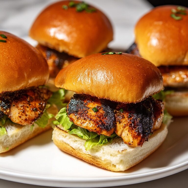 Alabama White Blackened Chicken Sliders Recipe