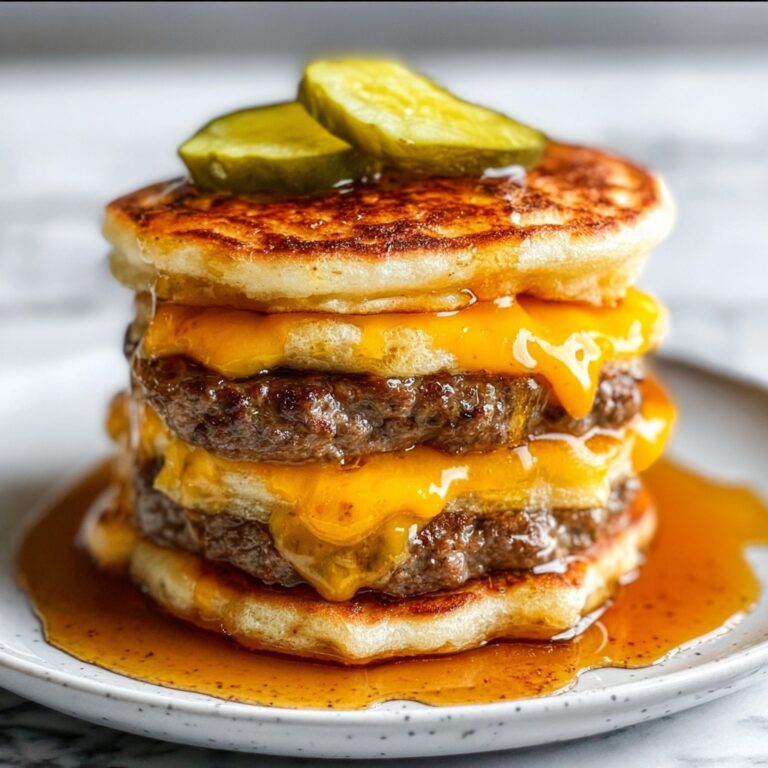Truffle Butter Cheeseburger Pancake Sliders Recipe