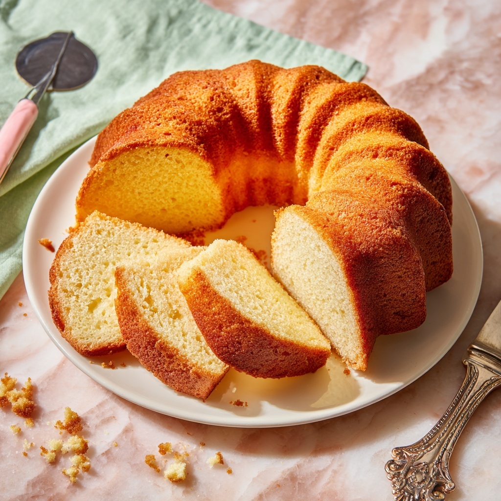 Million Dollar Pound Cake Recipe - Recipe Image