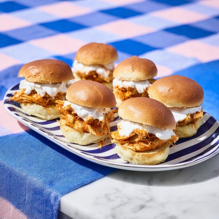 Slow Cooker Buffalo Chicken Sliders Recipe