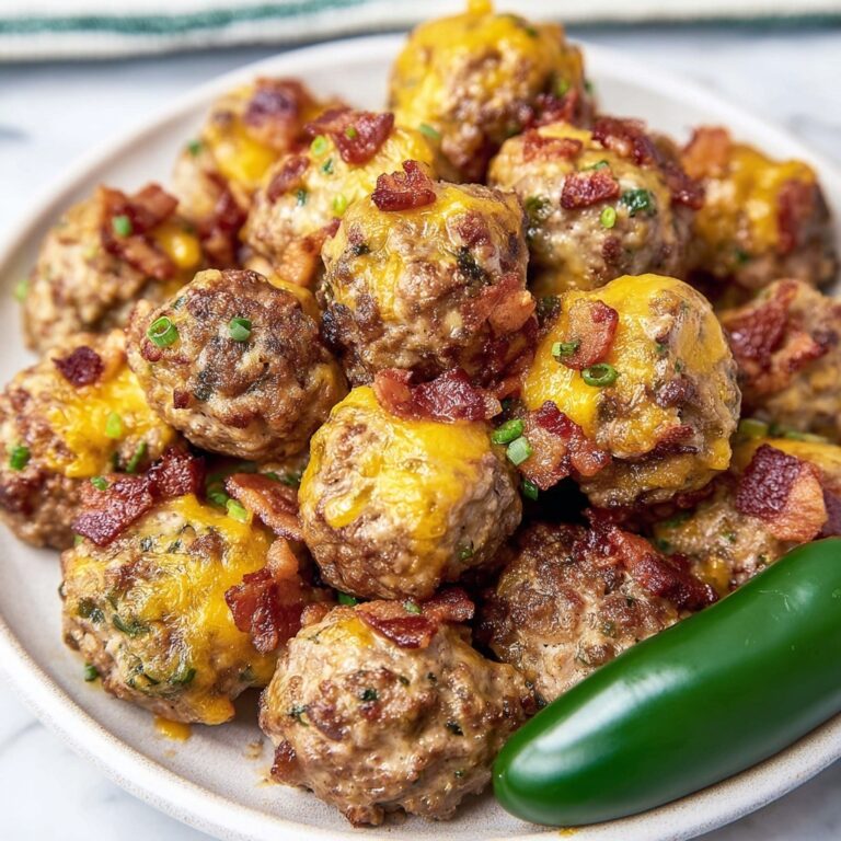 Jalapeno Popper Sausage Balls Recipe