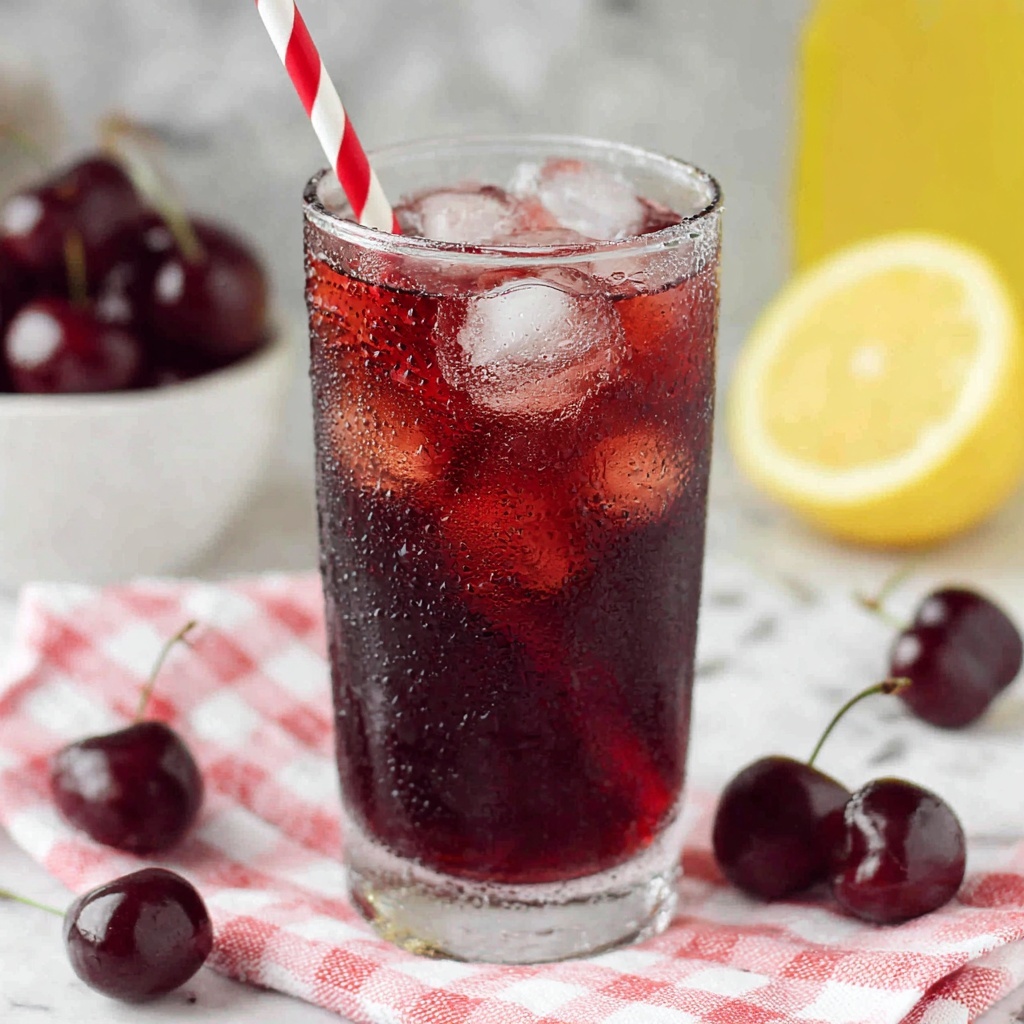 Cherry Pie Iced Tea Recipe - Recipe Image