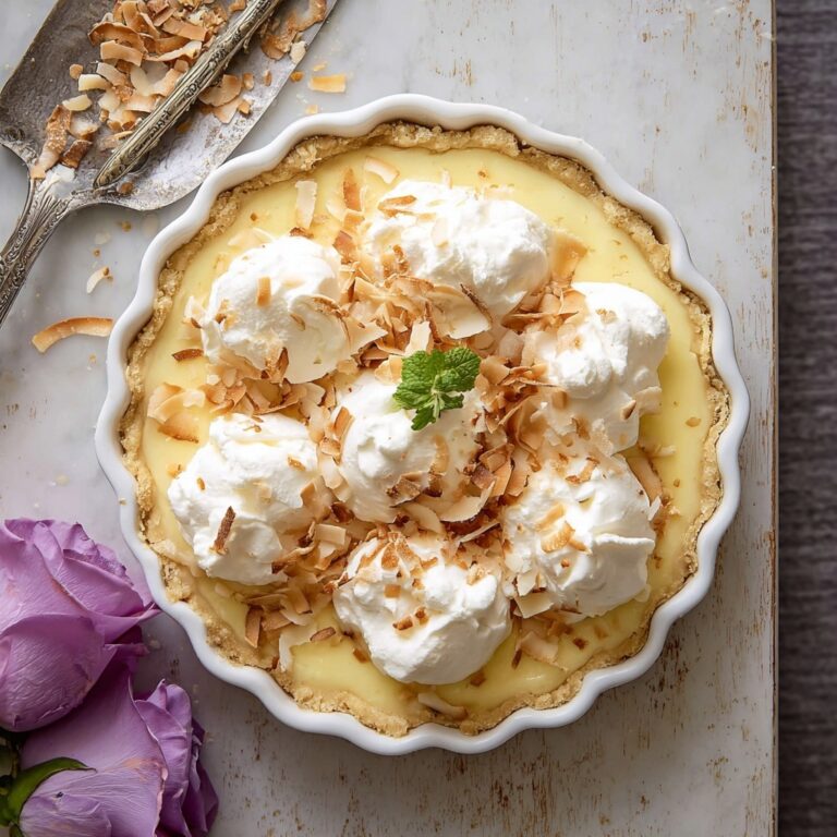 Lemon Sugar Coconut Cream Pie Recipe