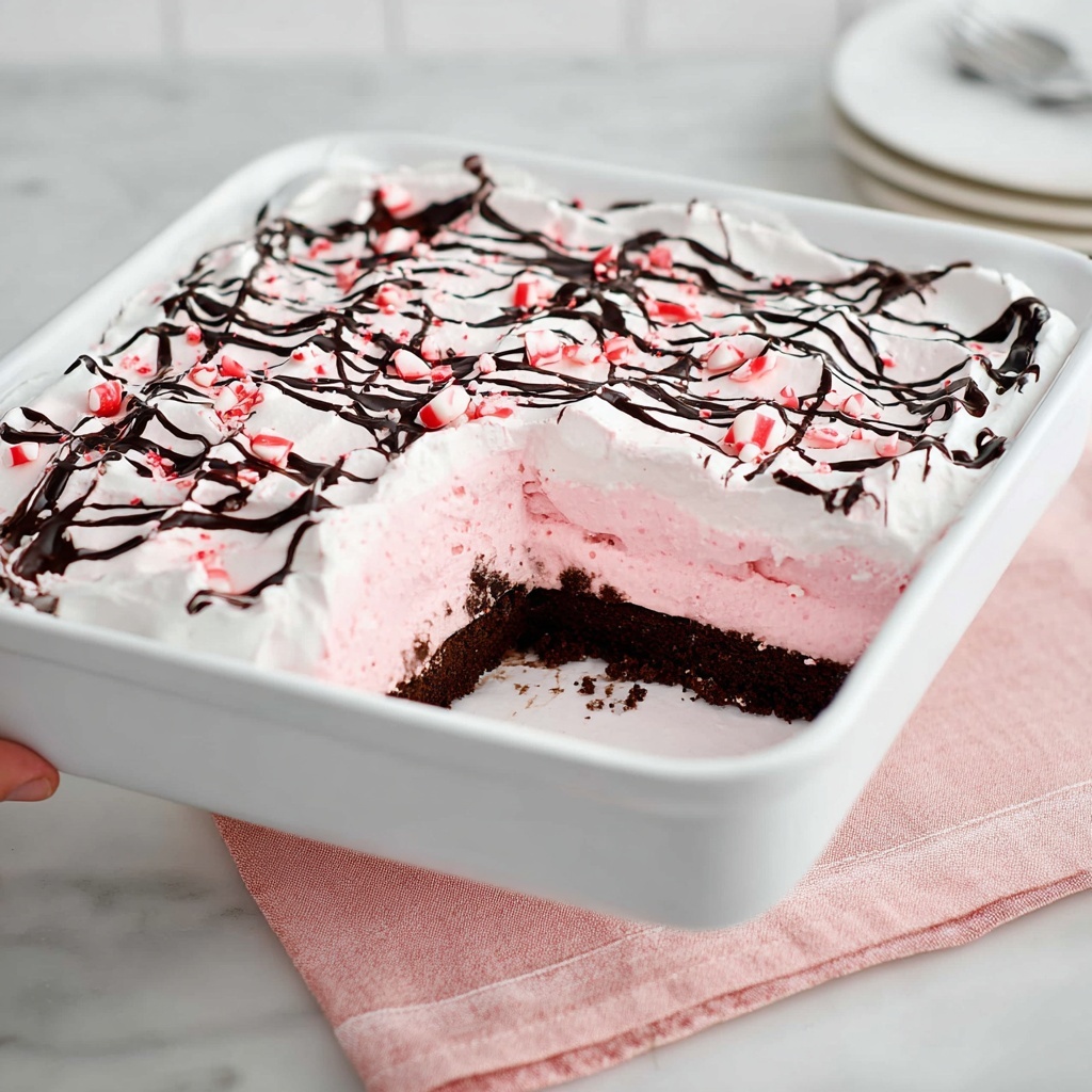 Easy Peppermint Ice Cream Cake Recipe - Recipe Image