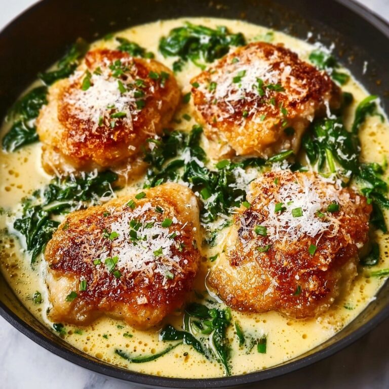 Chicken Florentine with Creamy Spinach and Parmesan Recipe