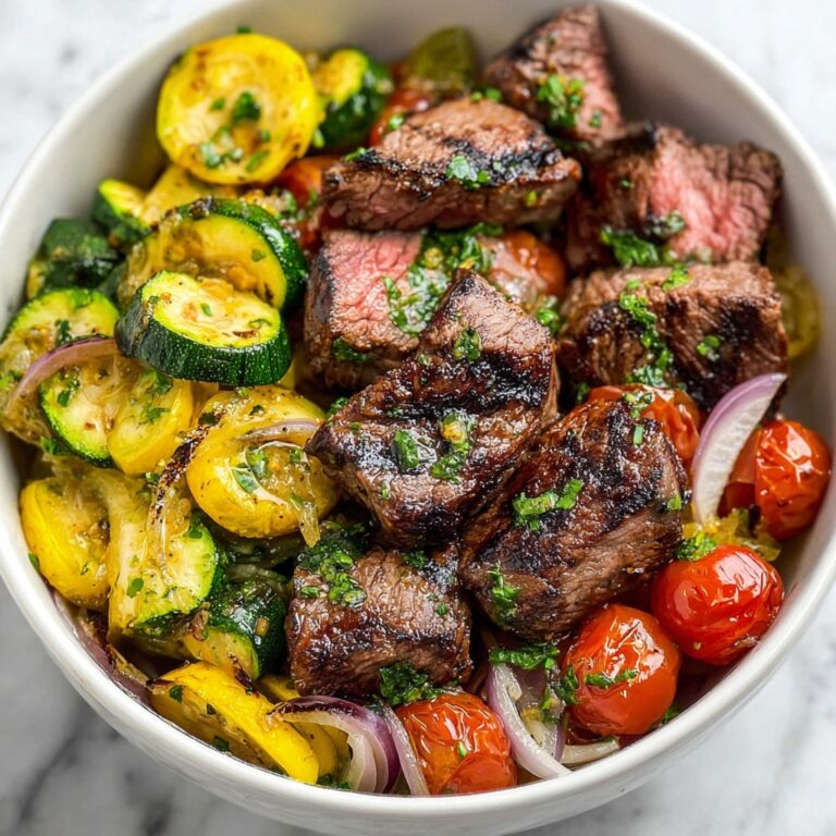 Sizzling Steak with Roasted Veggies Recipe