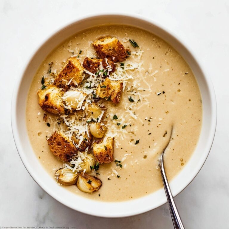 Roasted Garlic Soup – Rich and Creamy Recipe