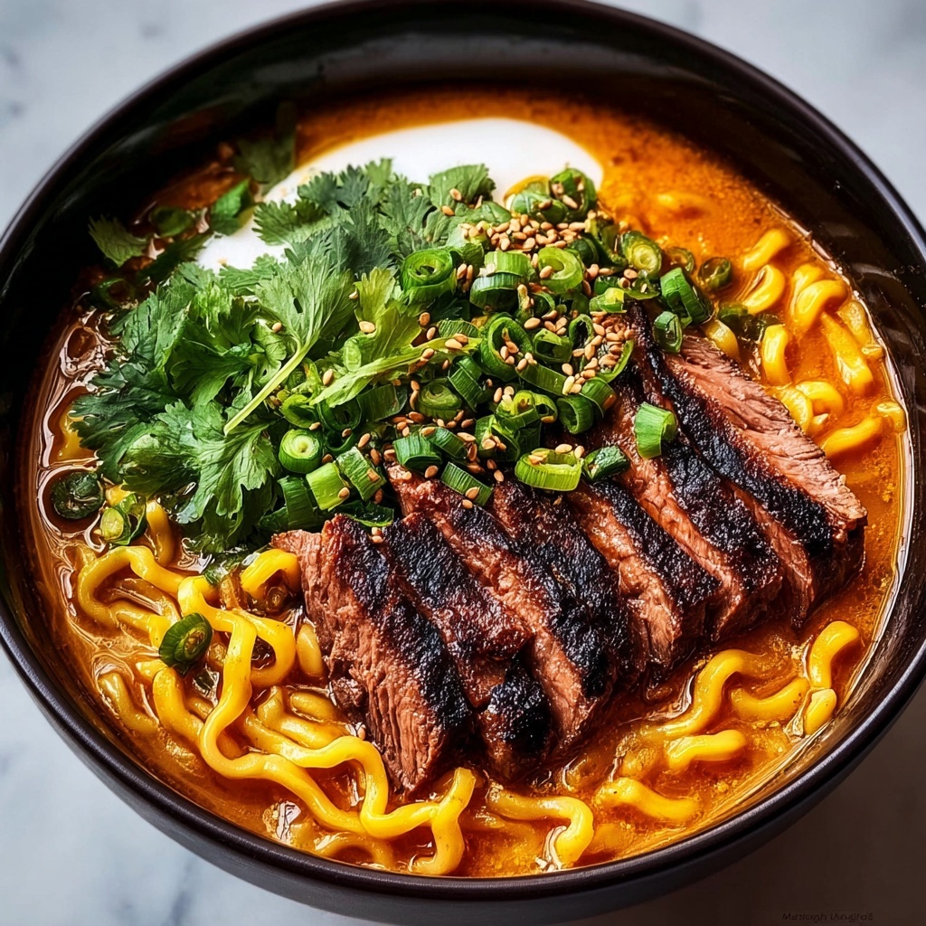 Spicy Korean Ramen Beef Recipe - Recipe Image