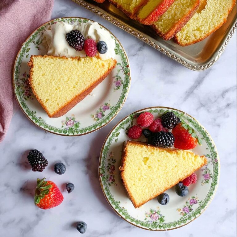 Classic Vanilla Pound Cake Recipe