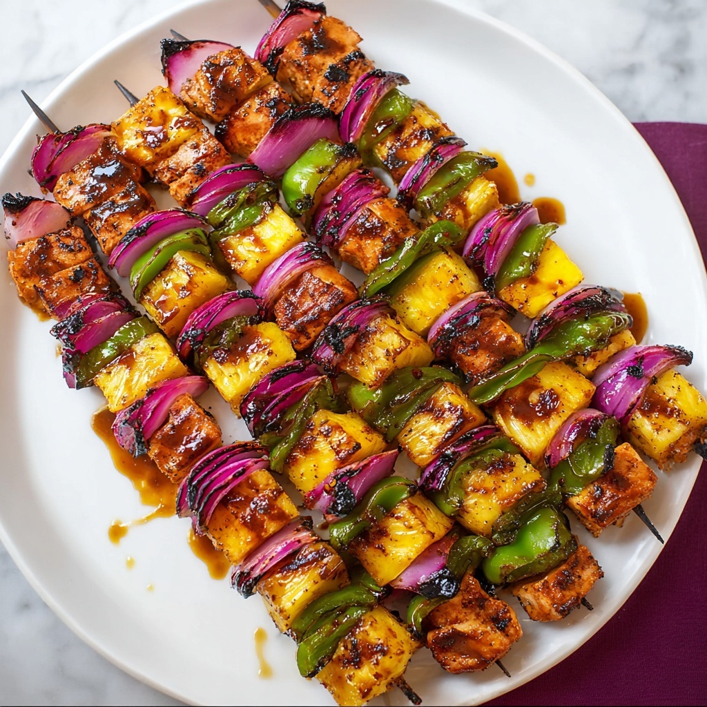 Hawaiian Chicken Kebabs Recipe - Recipe Image