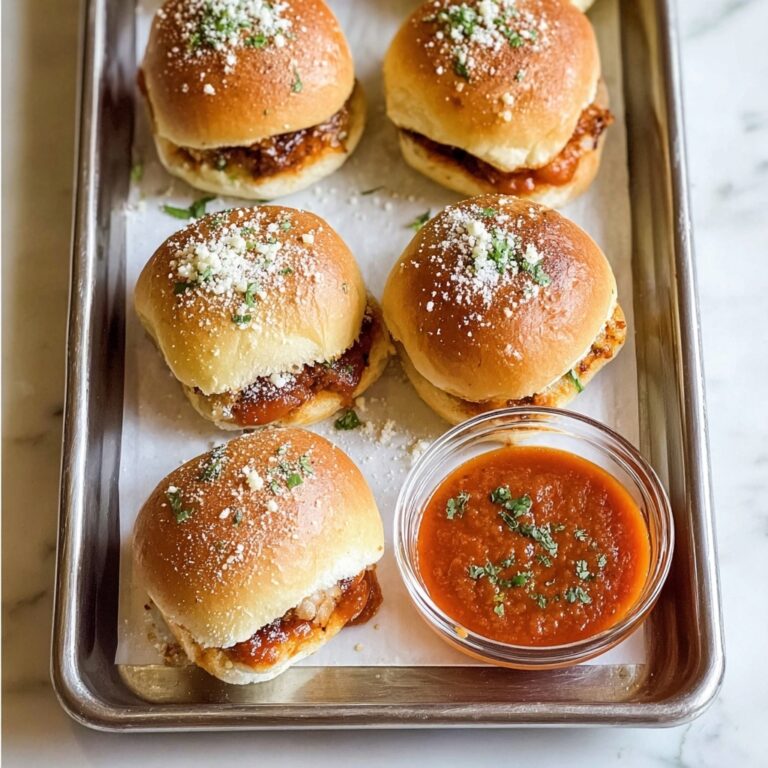 Chicken Parmesan Sliders Recipe