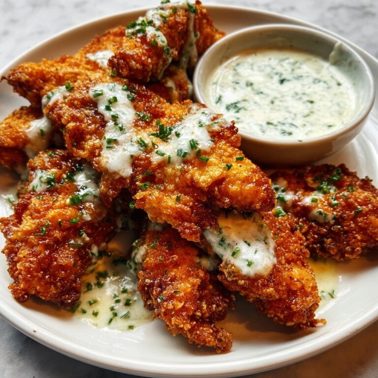 Crispy Parmesan Ranch Chicken Tenders Recipe