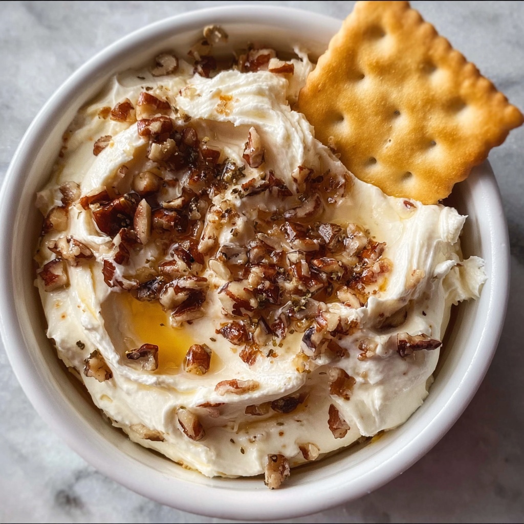 Whipped Parmesan Honey Pecan Cheese Dip Recipe - Recipe Image