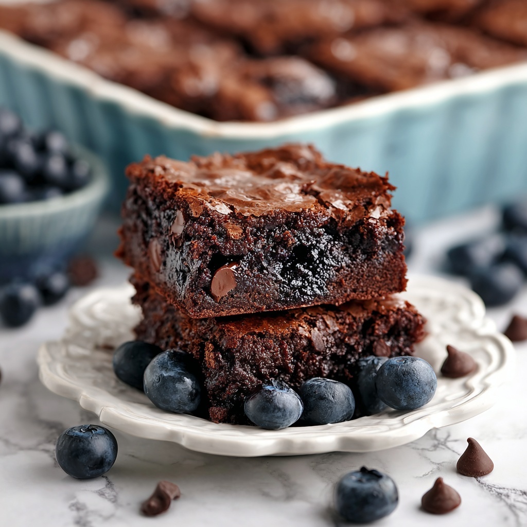 Blueberry Brownies Recipe - Recipe Image