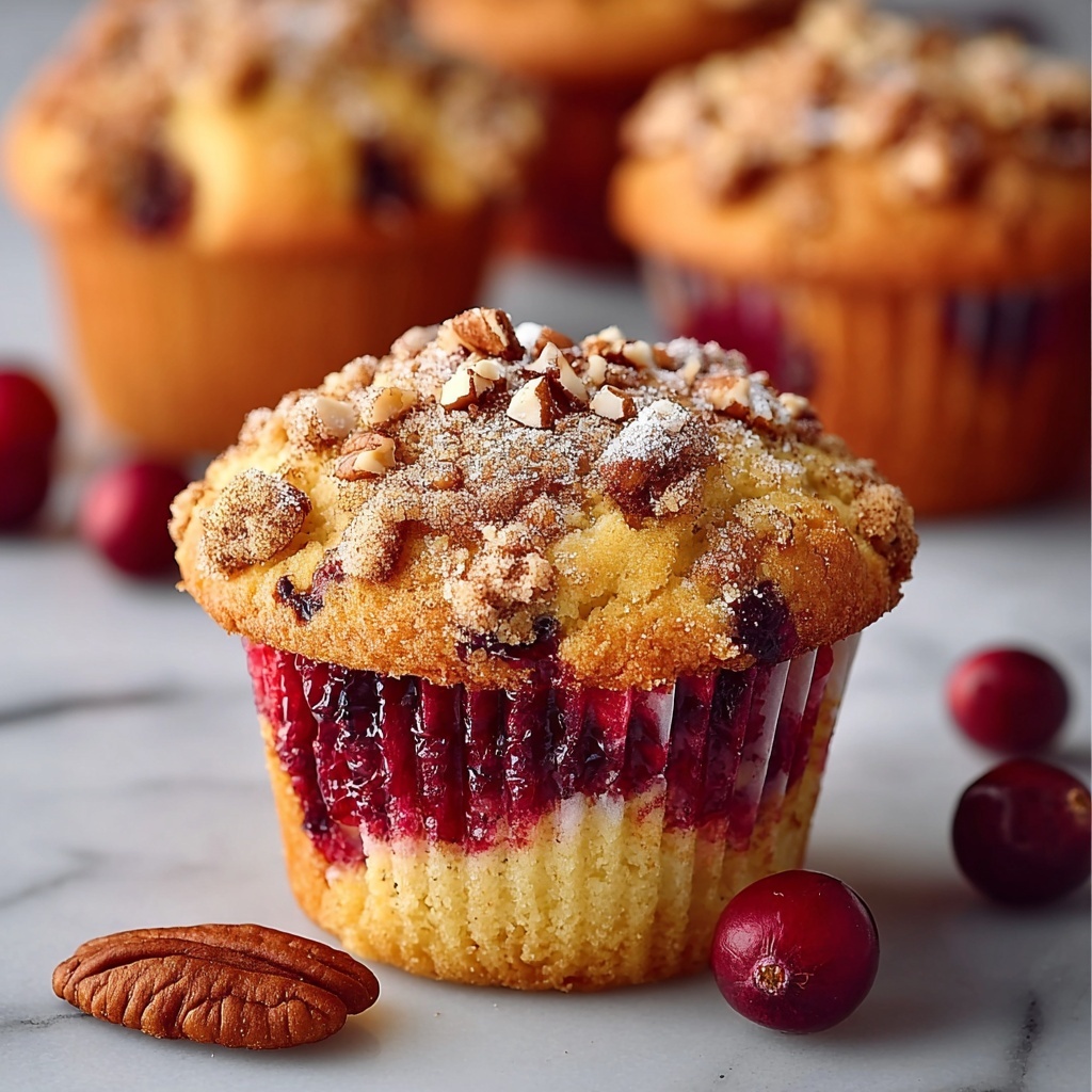 Cranberry, Orange, and Pecan Muffins Recipe - Recipe Image