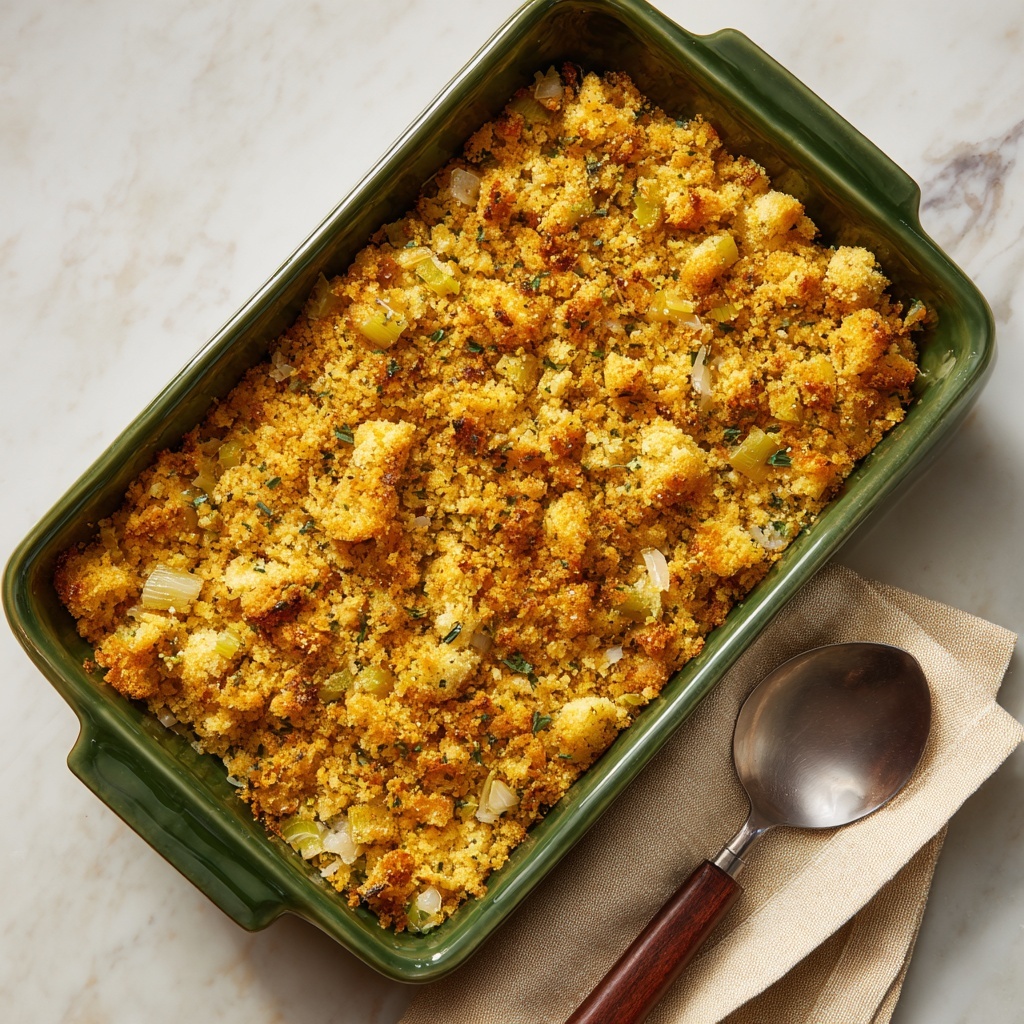 Southern Cornbread Dressing Recipe - Recipe Image