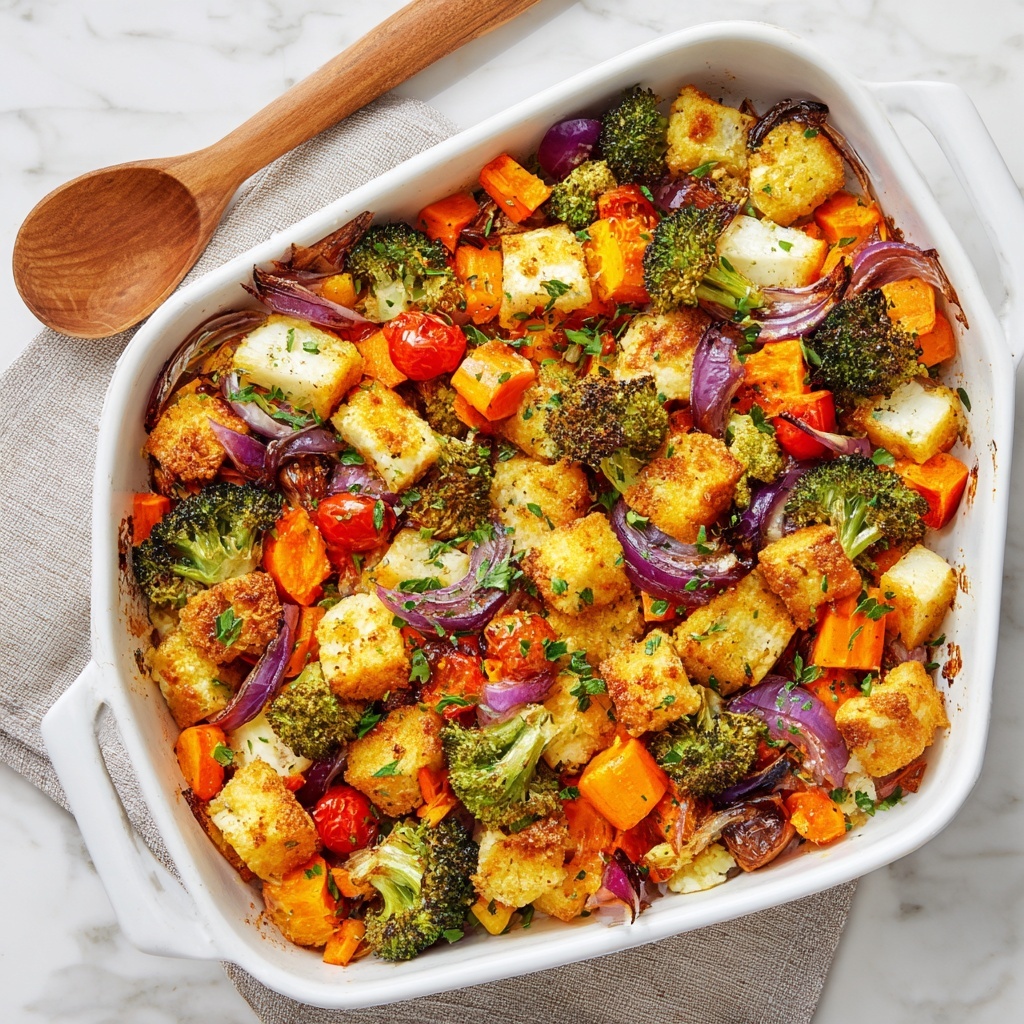 Warm Roasted Veggie Salad with Maple Dijon Vinaigrette Recipe - Recipe Image
