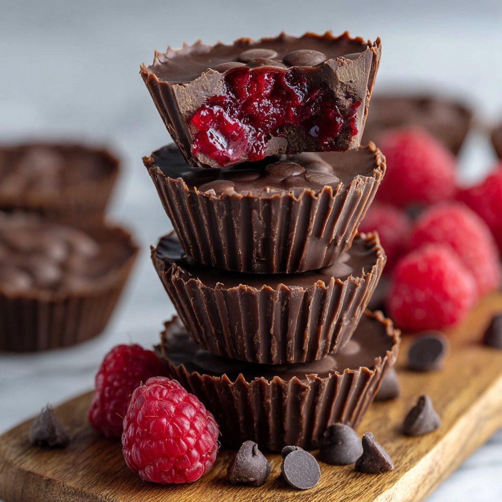 Chocolate Raspberry Cups Recipe - Recipe Image