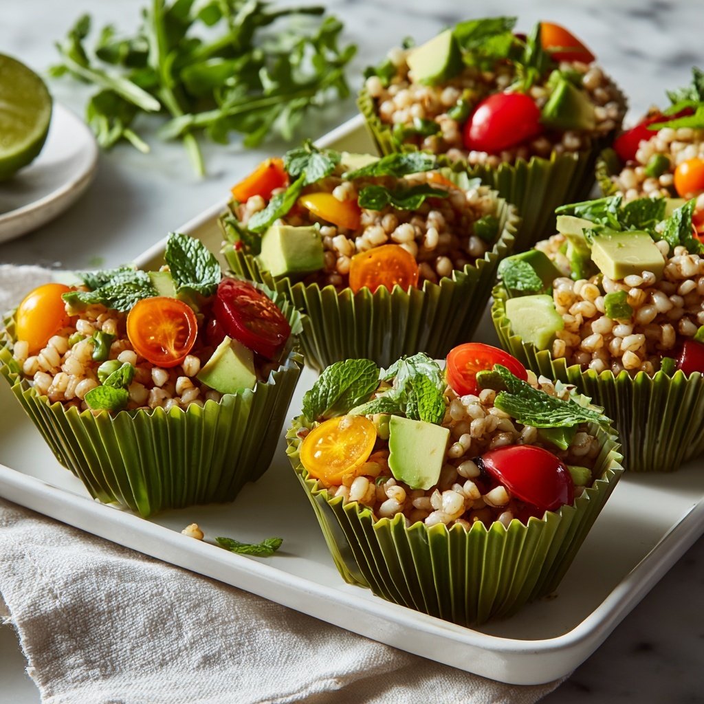 Mini Quinoa and Veggie Cups Recipe - Recipe Image