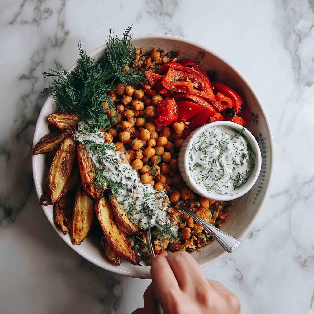 Mediterranean Veggie Bowl with Tzatziki Recipe - Recipe Image