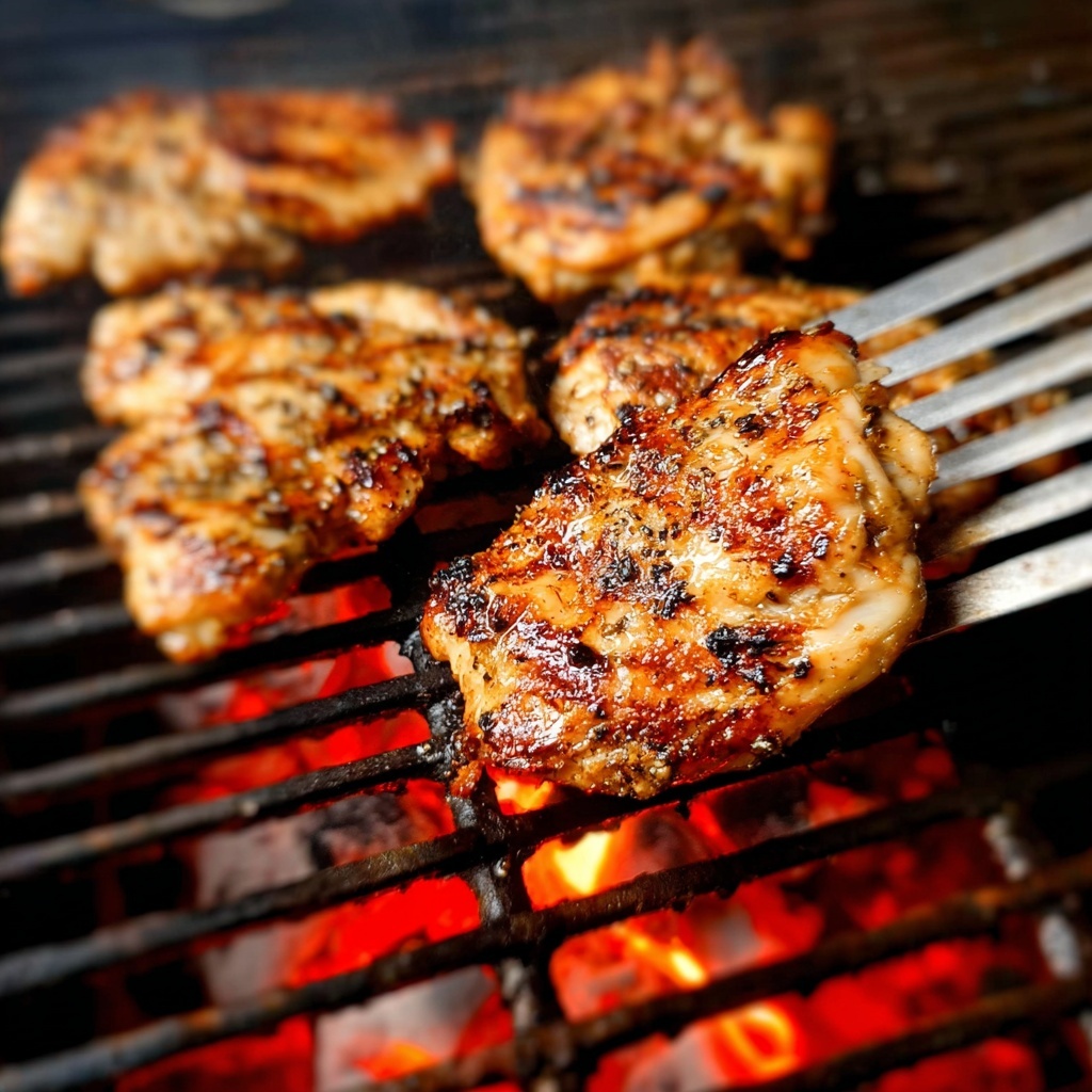 Roasted Garlic Italian Grilled Chicken Recipe - Recipe Image