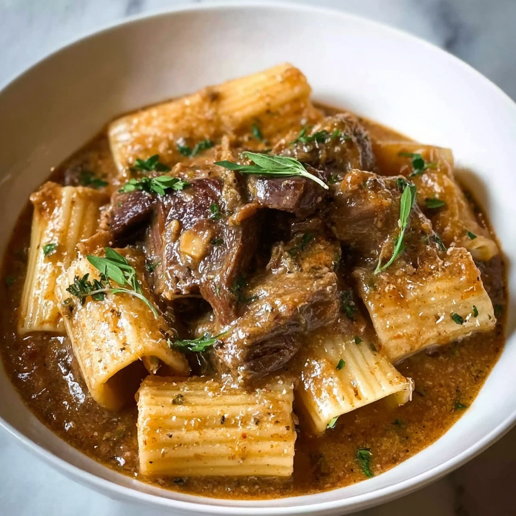 Braised Short Rib Ragu Pasta Recipe - Recipe Image