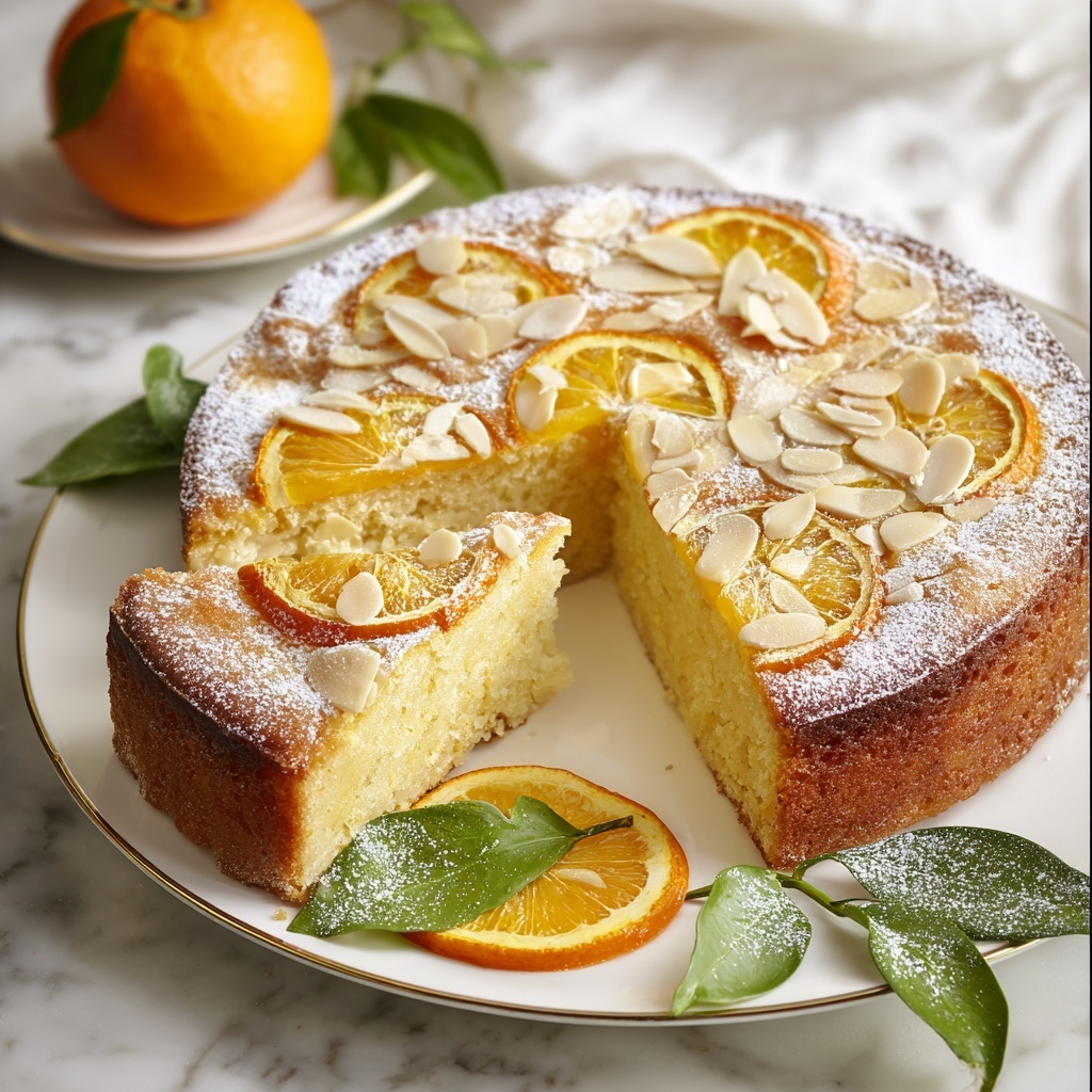 Italian Gluten-Free Almond-Orange Cake Recipe - Recipe Image