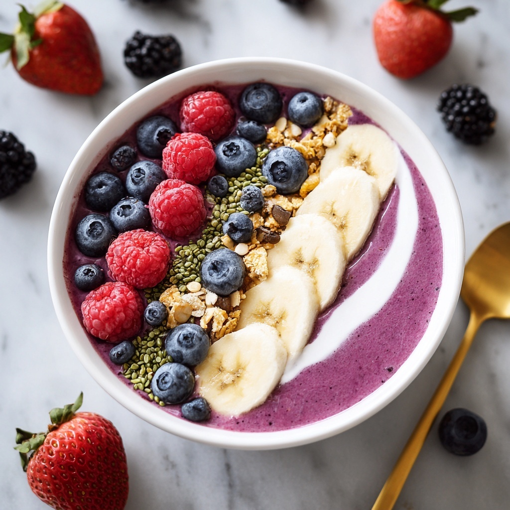 Berry and Yogurt Smoothie Bowl Recipe - Recipe Image