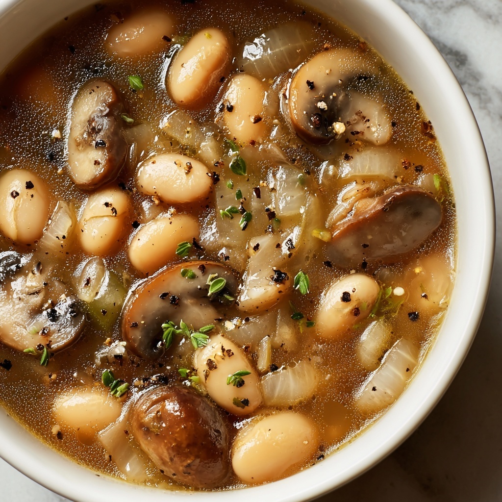 Earthy Mushroom and White Bean Stew Recipe - Recipe Image