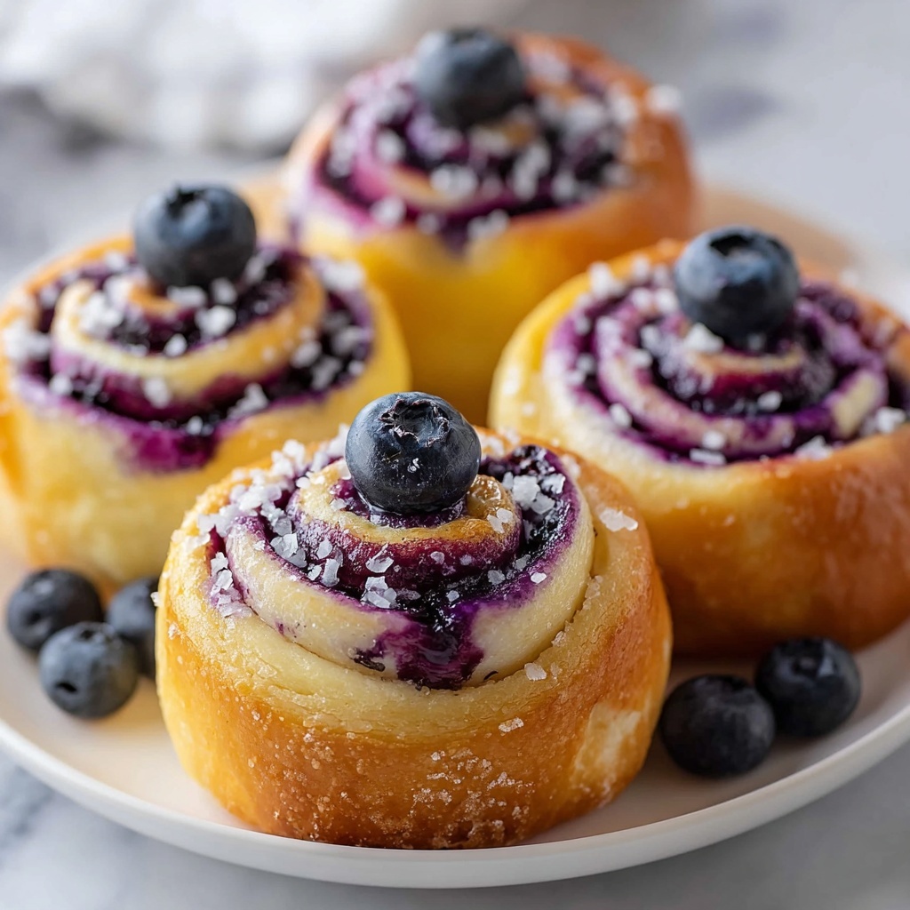 Blueberry Cheesecake Rolls Recipe - Recipe Image