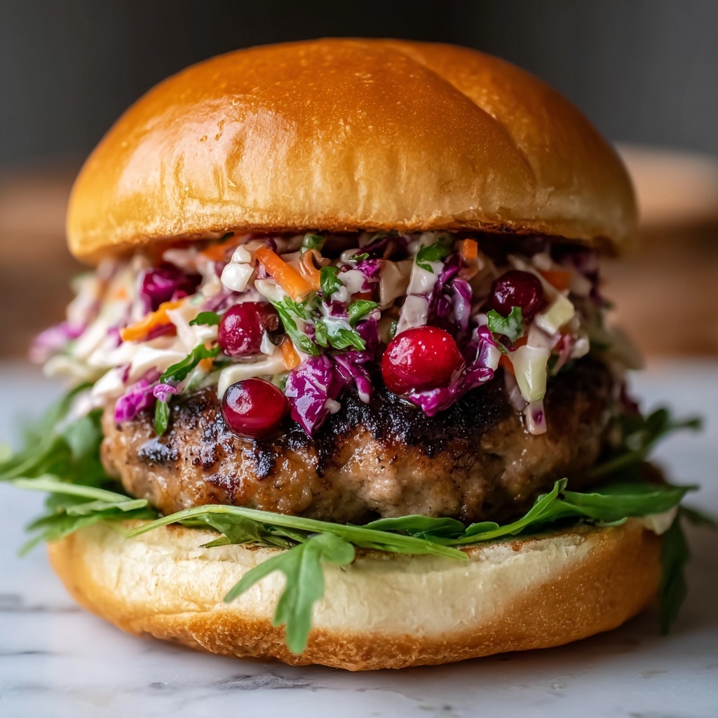 Turkey Sliders with Cranberry Slaw Recipe - Recipe Image