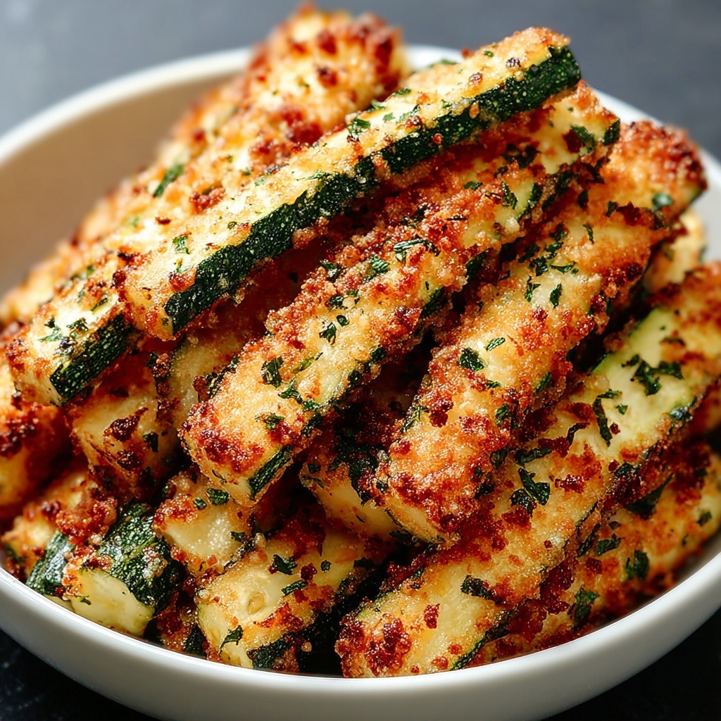 Healthy Air Fryer Zucchini Fries Recipe - Recipe Image