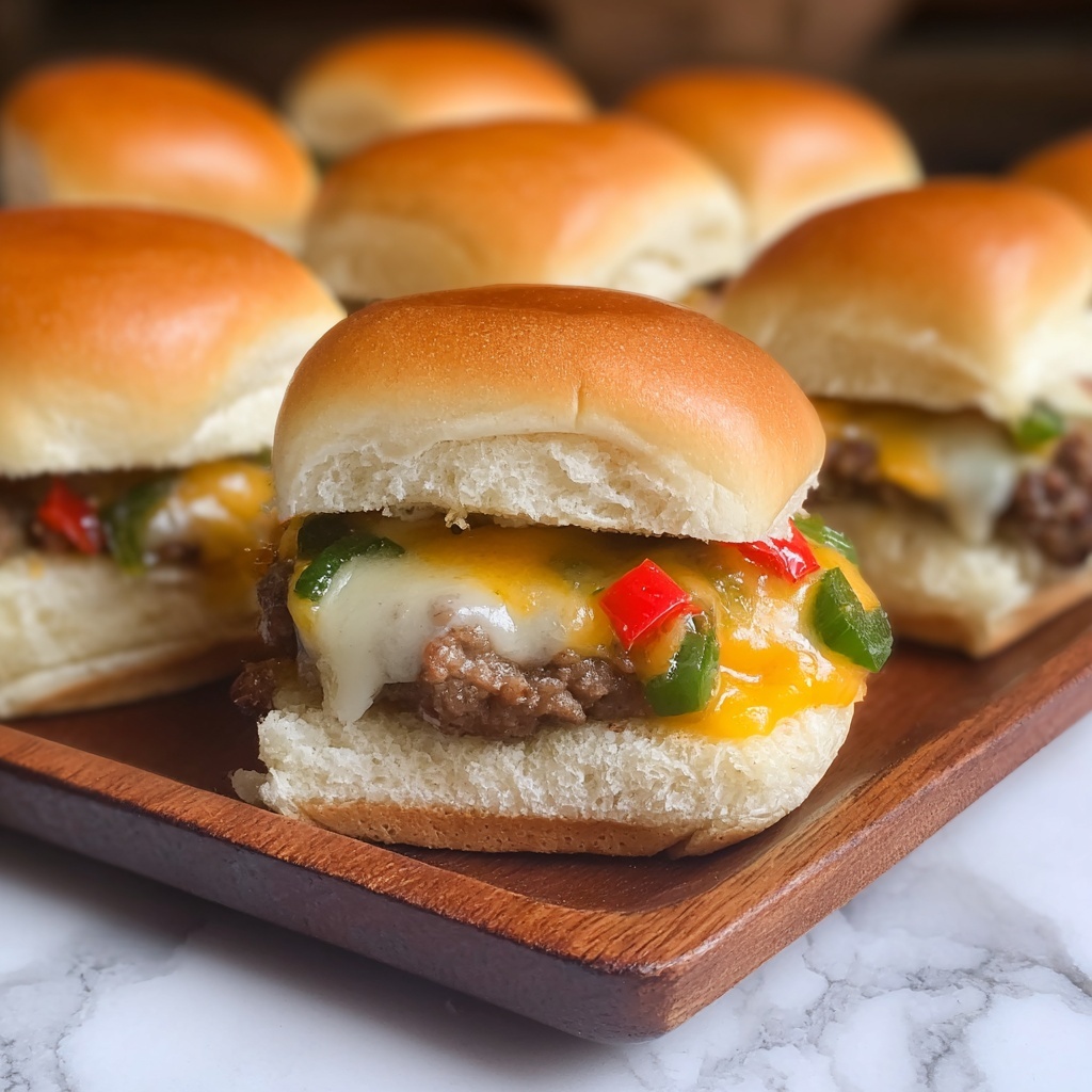 Cheeseburger Sliders with Queso Recipe - Recipe Image