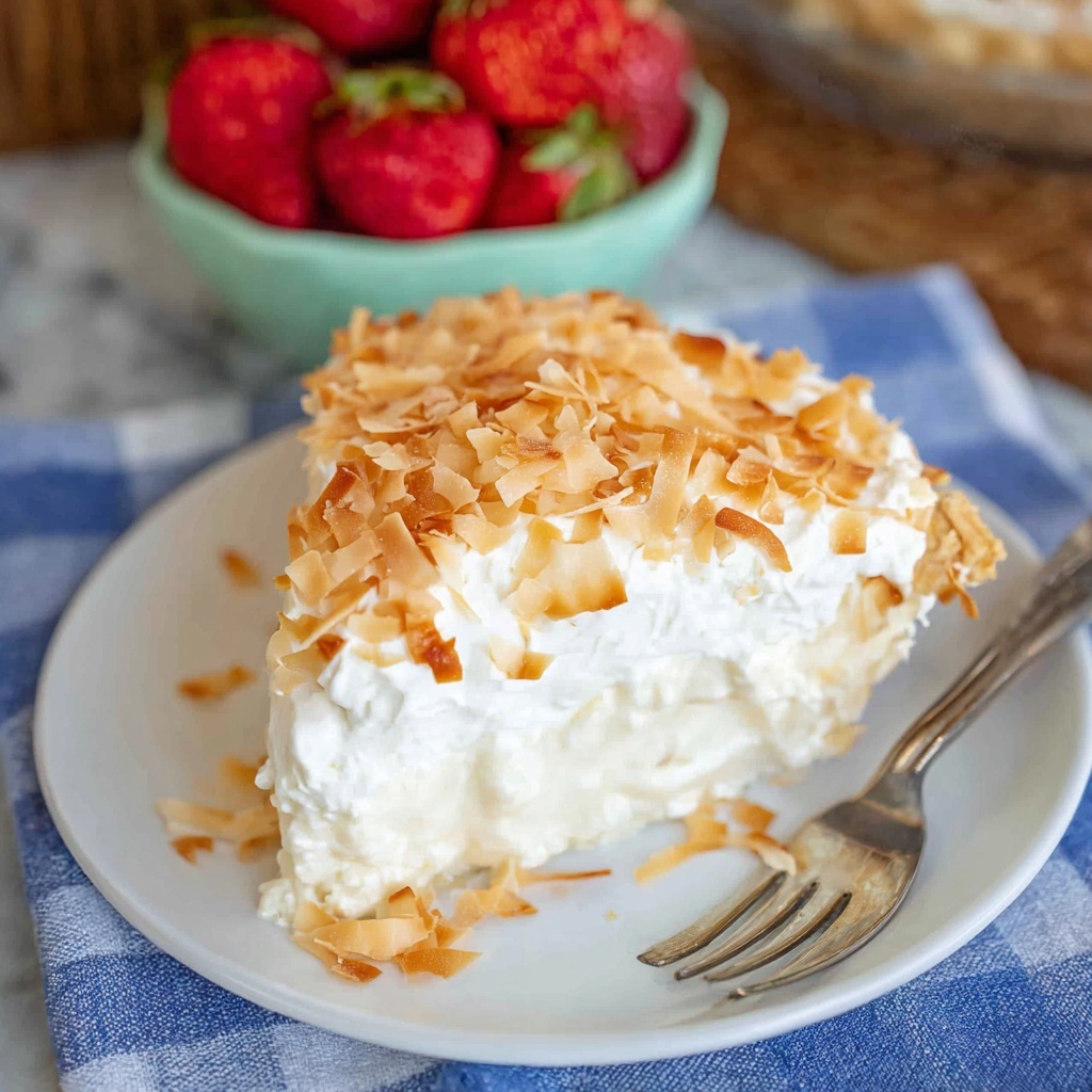 Old Fashioned Coconut Cream Pie Recipe - Recipe Image