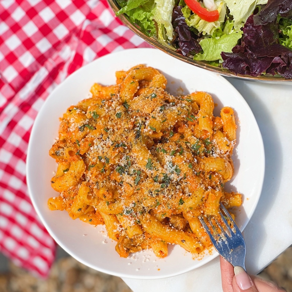 Baked Ziti with Italian Sausage, Alfredo, and Cheesy Topping Recipe - Recipe Image