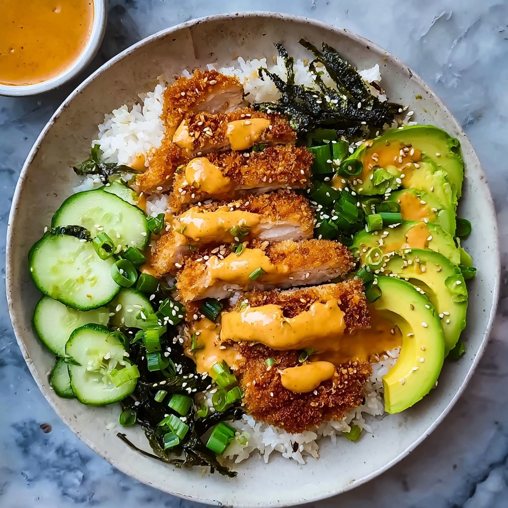 Crispy Chicken Katsu Bowls Recipe - Recipe Image