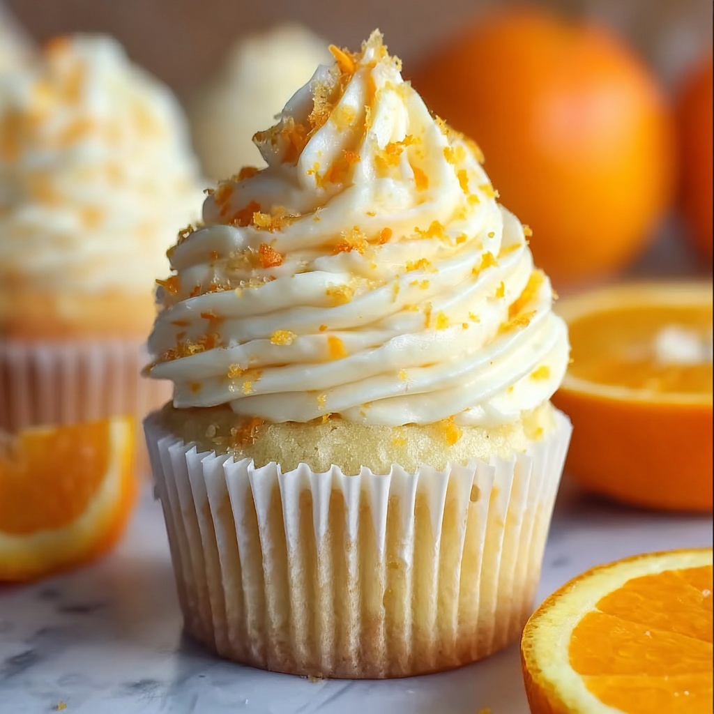 Orange Creamsicle Cupcakes Recipe - Recipe Image
