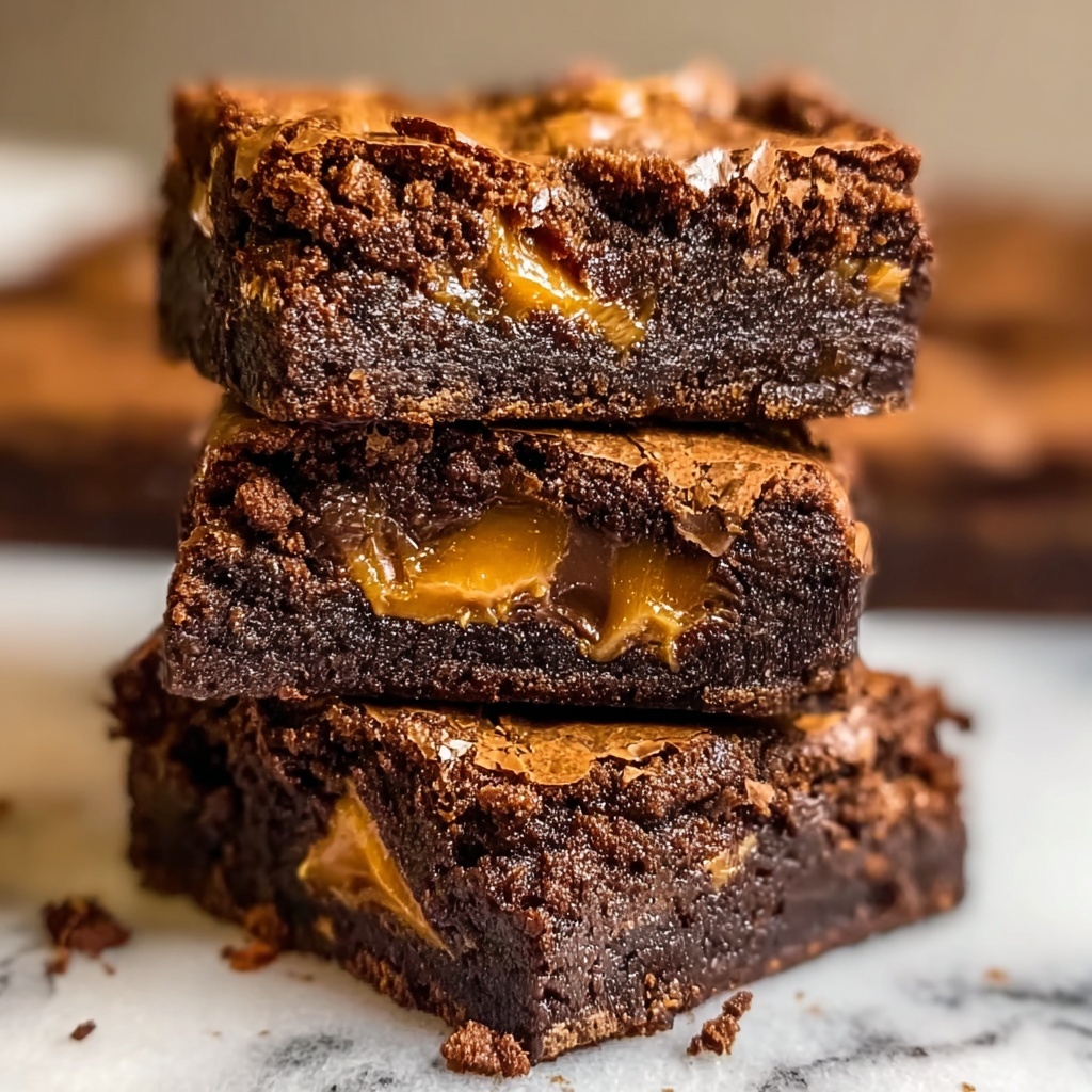 Peanut Butter Stuffed Brownies Recipe - Recipe Image
