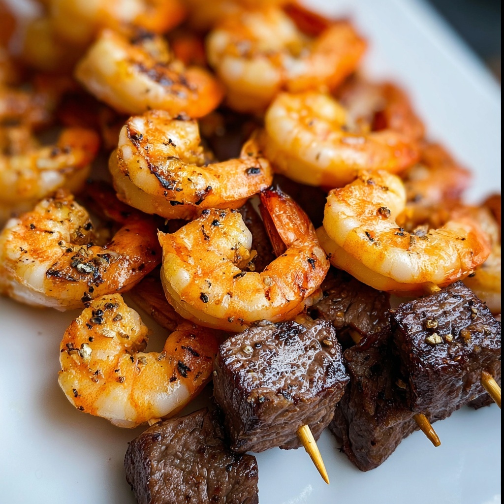 Steak and Shrimp Kabobs Recipe - Recipe Image
